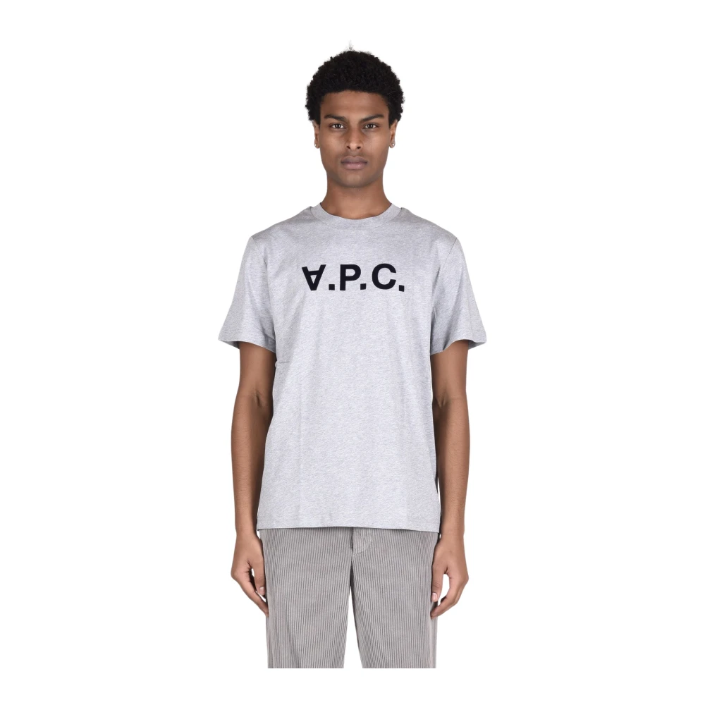 A.p.c. - Tops > T-Shirts - Gray - A.p.c. - Modalova