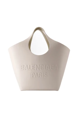 Nacre Läder Tote Crossbody Väska