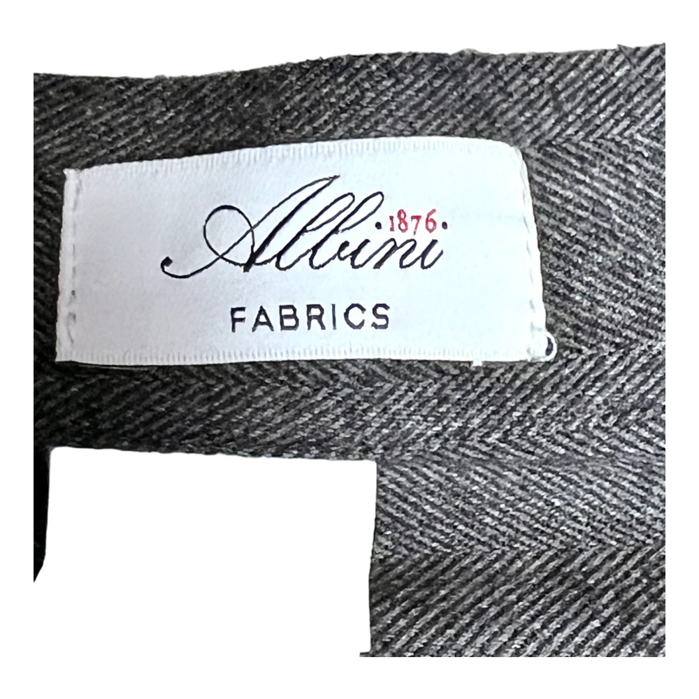 Xacus Gewassen Flanel Katoen Lyocell Antraciet Gray Heren