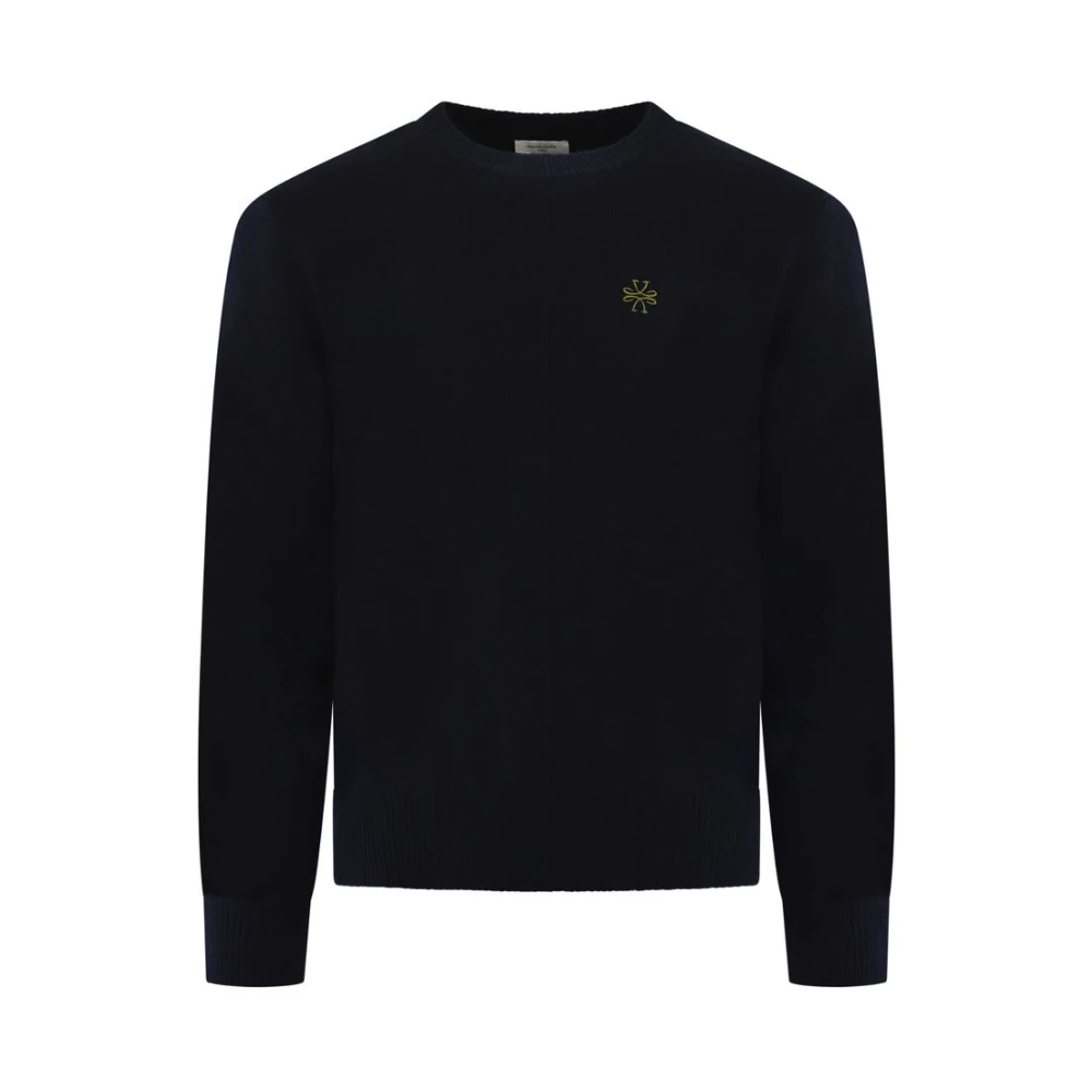 Jacob Cohën Men's Blue Cashmere Crew Neck Sweater