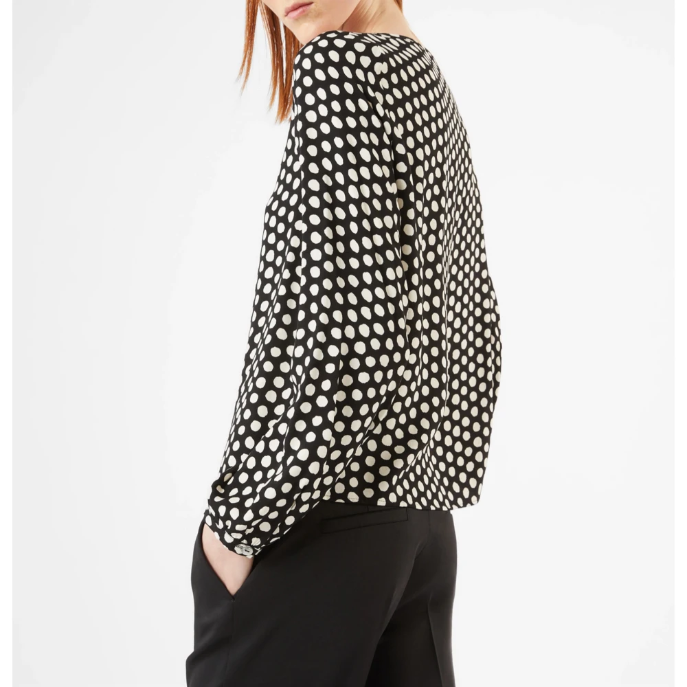 Pennyblack Polkadot blouse in sable Multicolor Dames