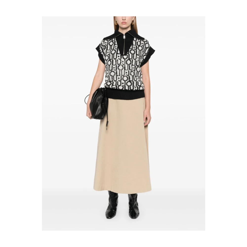 Liu Jo Nero Sweater Aw24 Dameskleding Black Dames