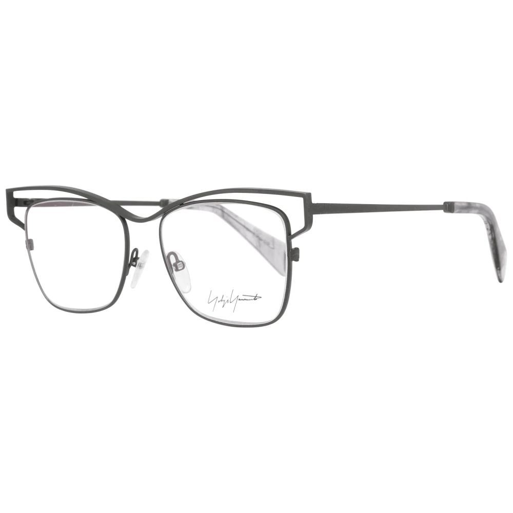 Yohji Yamamoto Women's Black Optical Frames- Titanium- Full-Rim - Glasses - One Size - Accessories