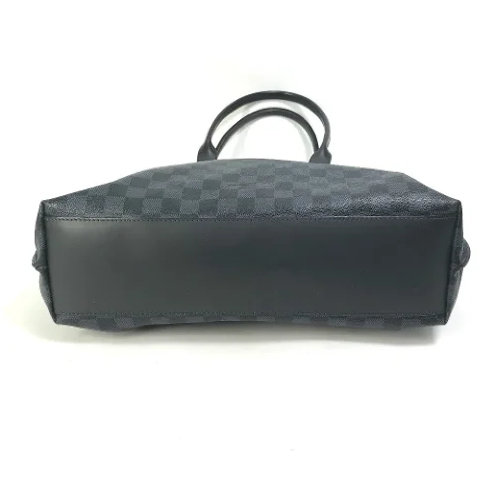 Louis Vuitton Vintage Pre-owned Cotton louis-vuitton-bags Black Dames