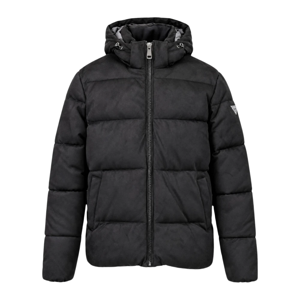 Guess Uomo Nero - Giacca Suede Puffa - Jackets - 2XL