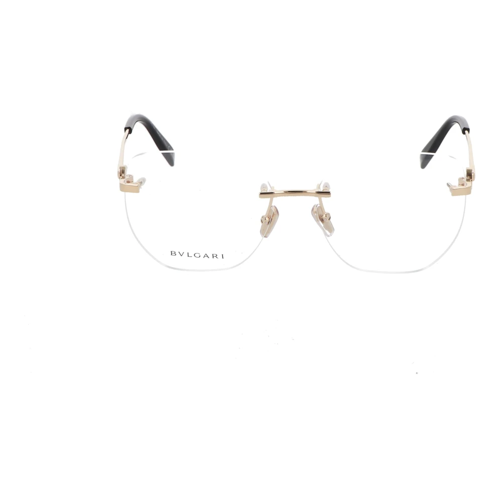 Bvlgari Metalen Frame Pantos Bril Yellow Unisex