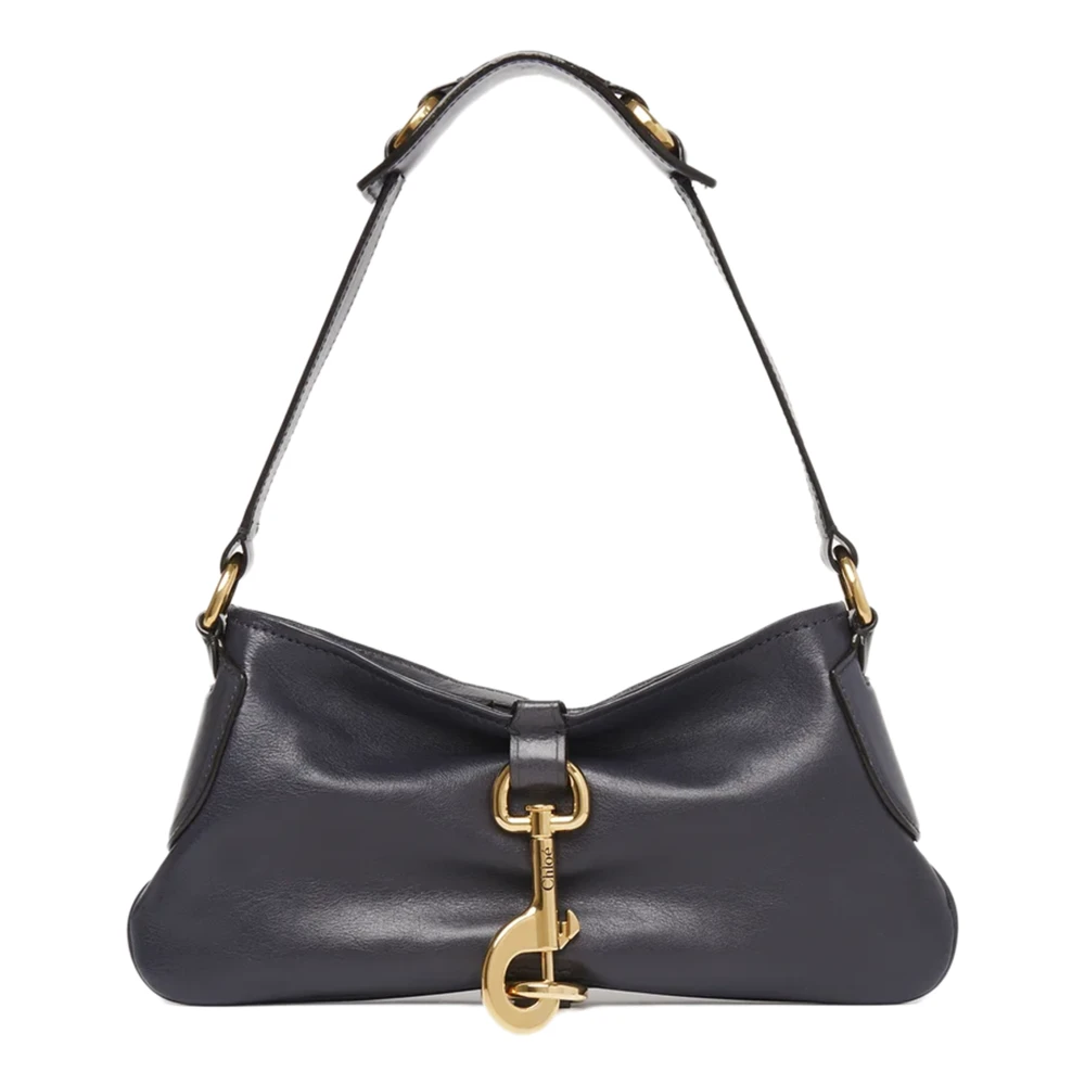 Chloé Zwarte schoudertas van kalfsleer Black Dames