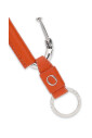 orange-leather-keychain-with-metal-logo
