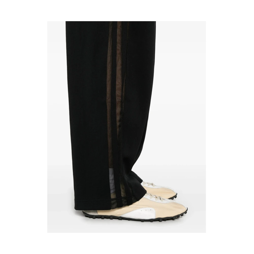 Y-3 Zwarte elastische trekkoord tailleband broek Black Heren