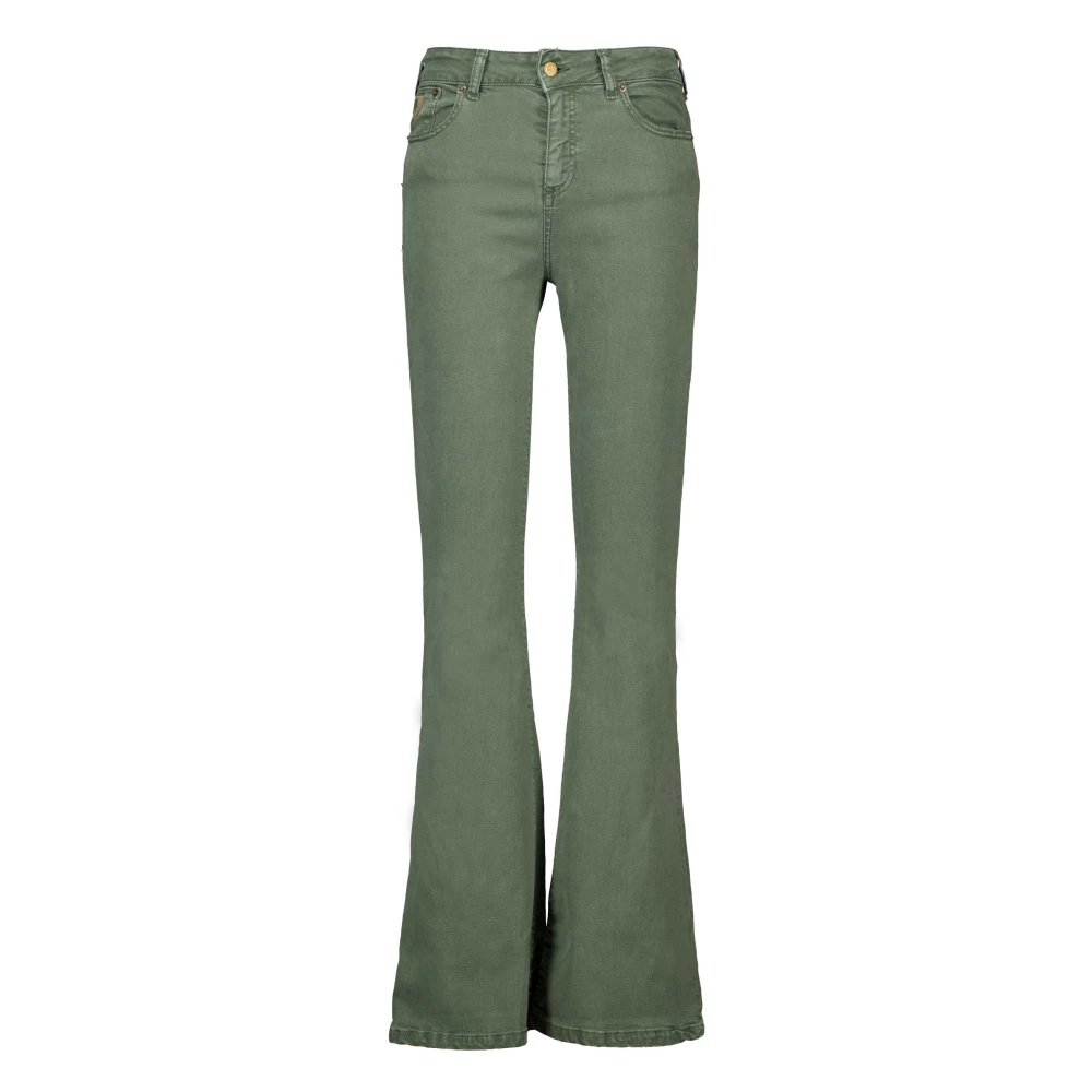 Lois Groene Jeans Green Dames