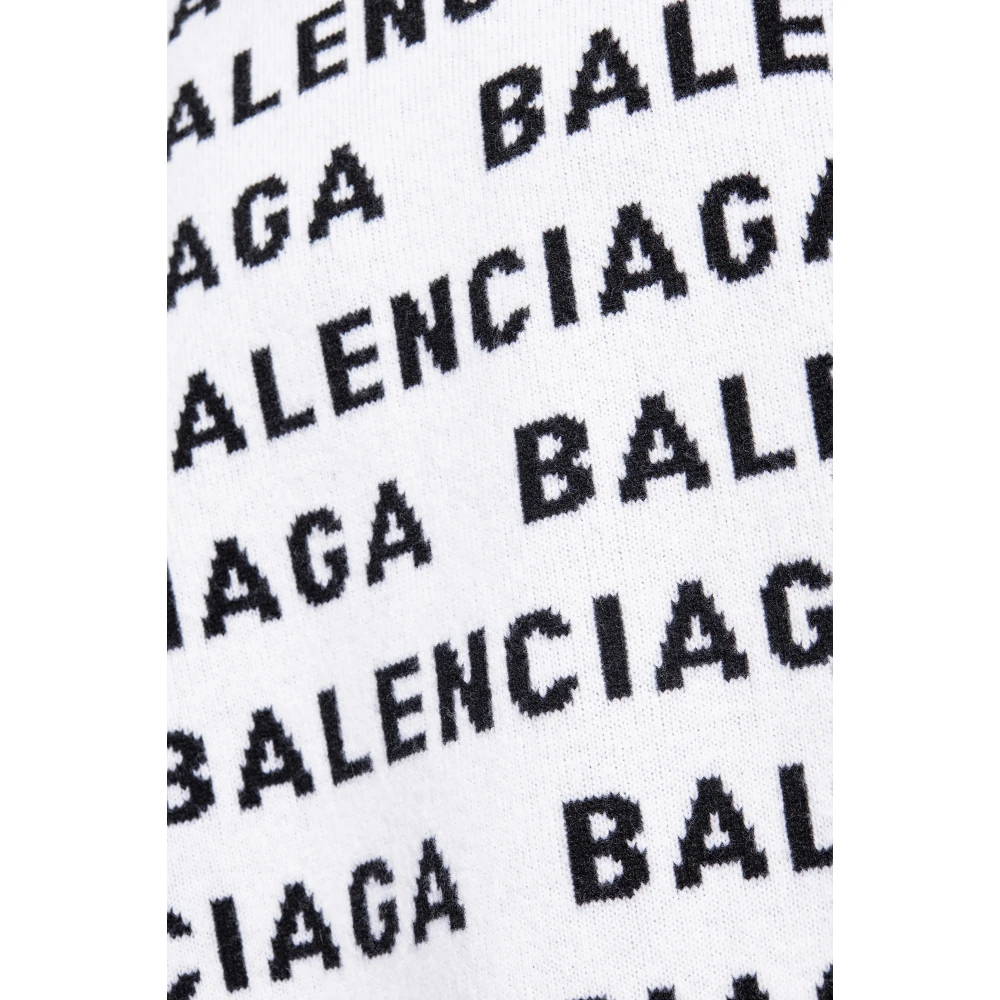 Balenciaga Trui met logo White Heren