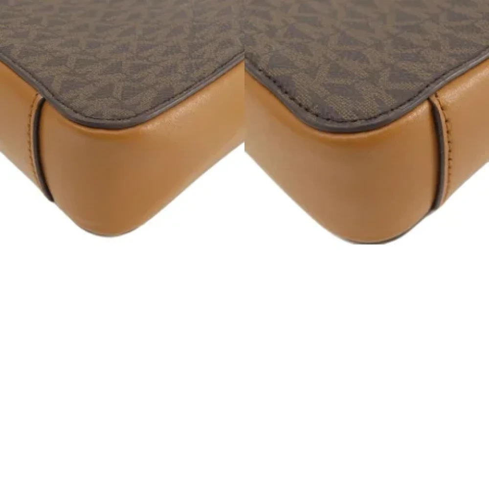 Michael Kors Pre-owned Canvas crossbody-bags Brown Dames