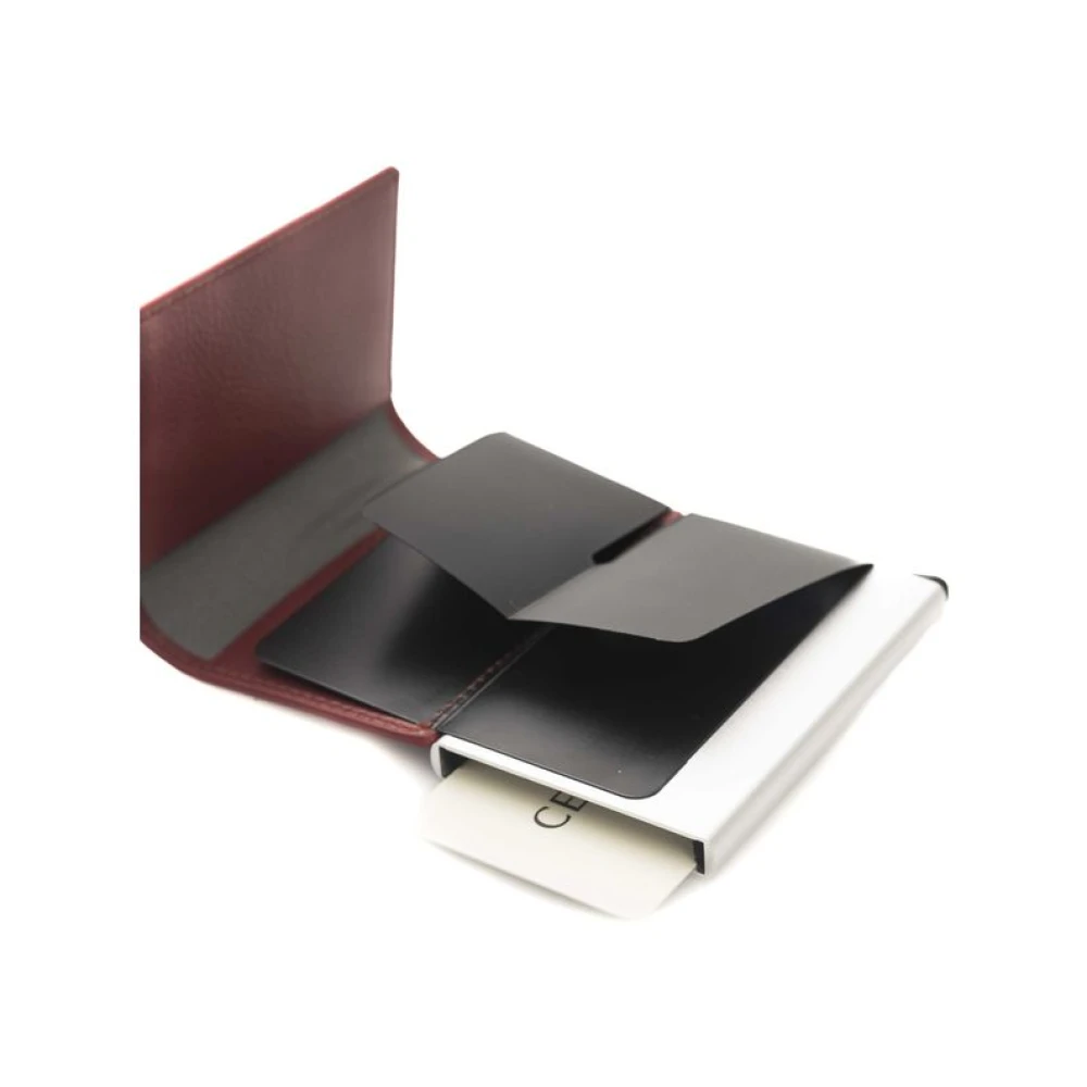 Cerruti 1881 Rode Leren Portemonnee Elegant en Functioneel Red Heren