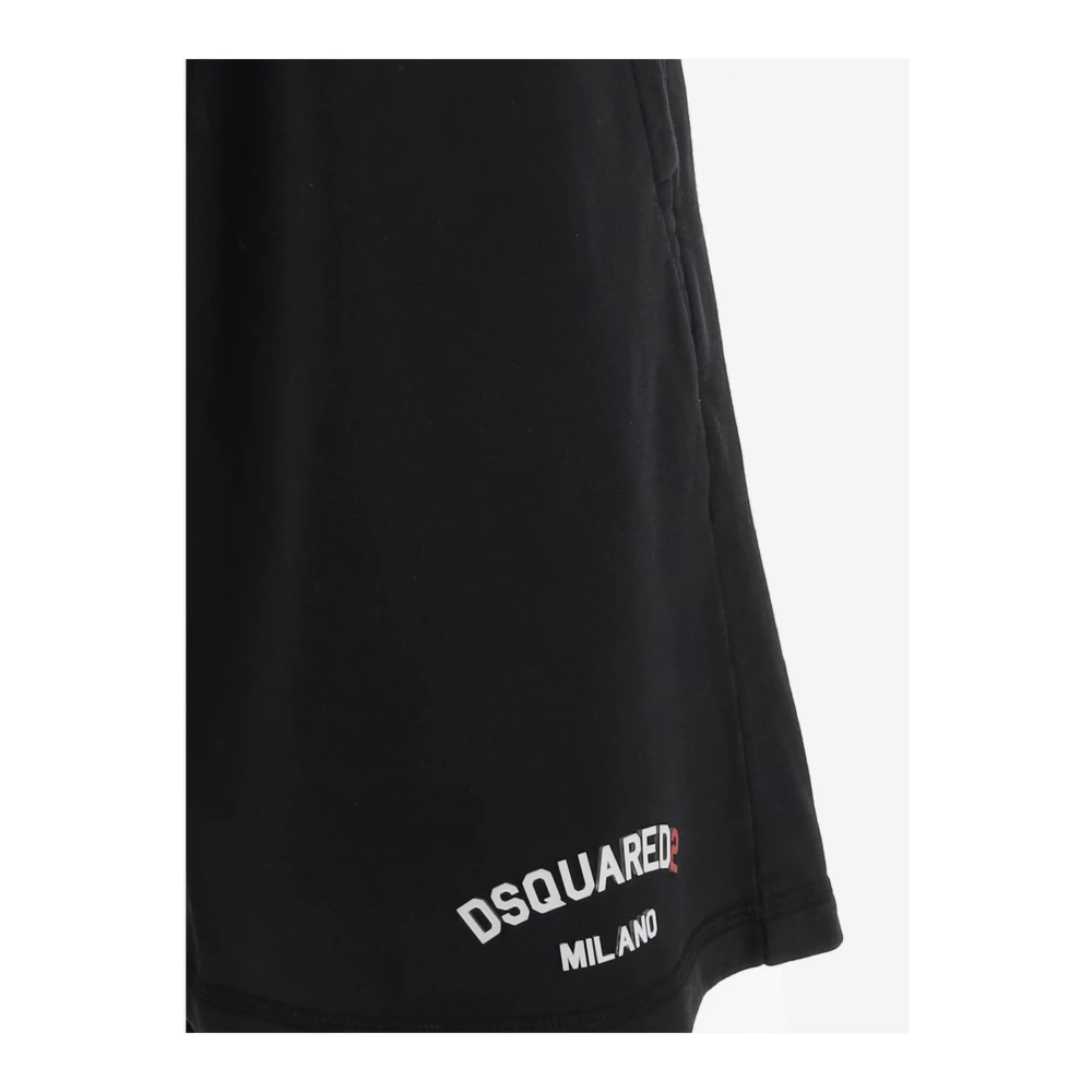 Dsquared2 Zwarte Stijlvolle Broek Black Heren