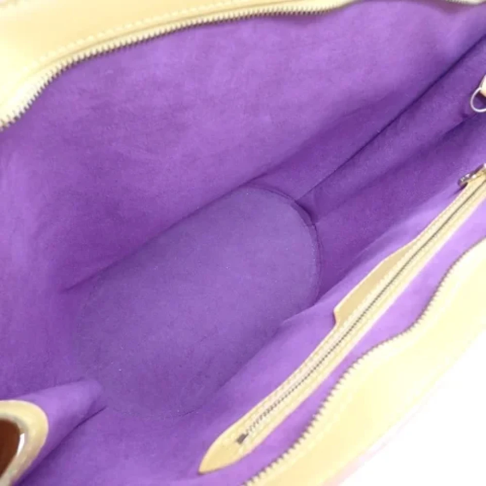Louis Vuitton Vintage Pre-owned Leather shoulder-bags Yellow Dames