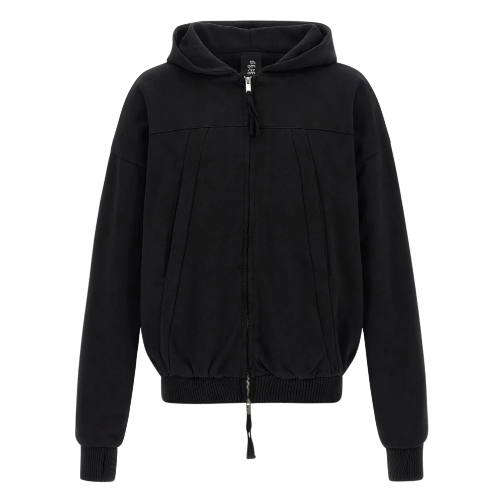 Thom Krom Men's Black M Sj 689 Hooded Sweat Jacket