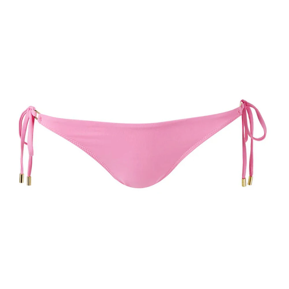 Melissa Odabash Roze Vegas Bikini Broekje met Gouden Rand Pink Dames