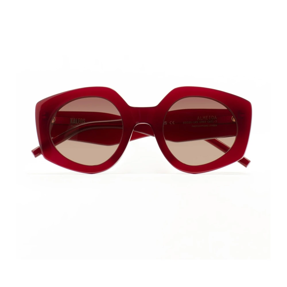 Kaleos Women's Red Sunglasses, 50 Mm, Almeida 001 Sunglasses