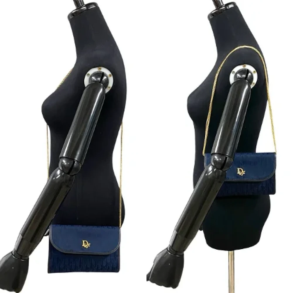 Dior Vintage Pre-owned Canvas dior-bags Blue Dames