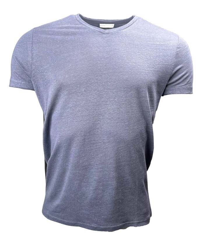 t-shirt-en-lin-doux-a-col-en-v-bleu
