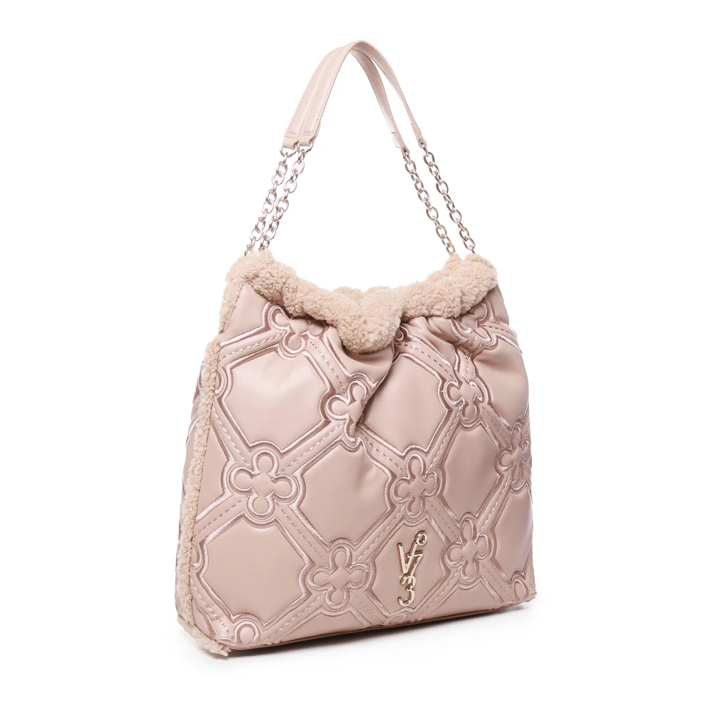 V73 Gewatteerde Nude Shopper Pink Dames