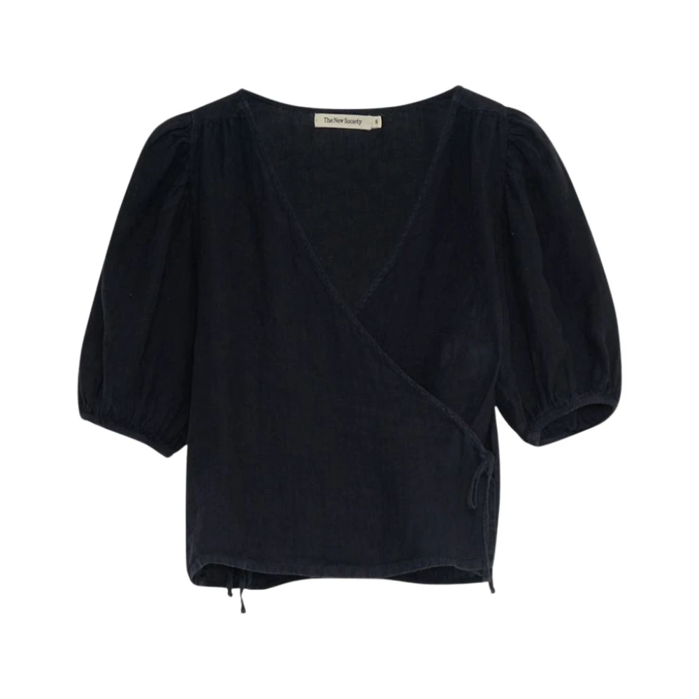 The New Society Hera Woman Blouse Caviar Black Dames
