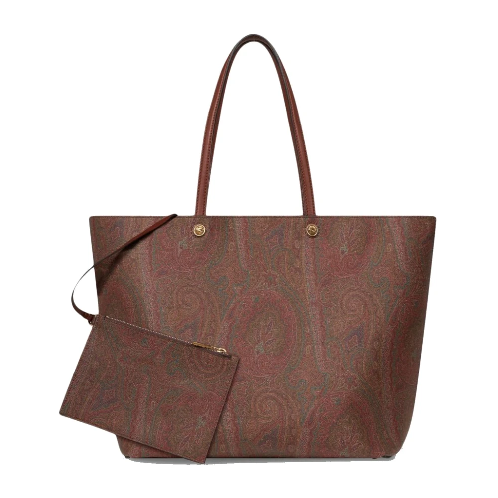ETRO Bruine Dames Essential Large Tote Tas Brown Dames