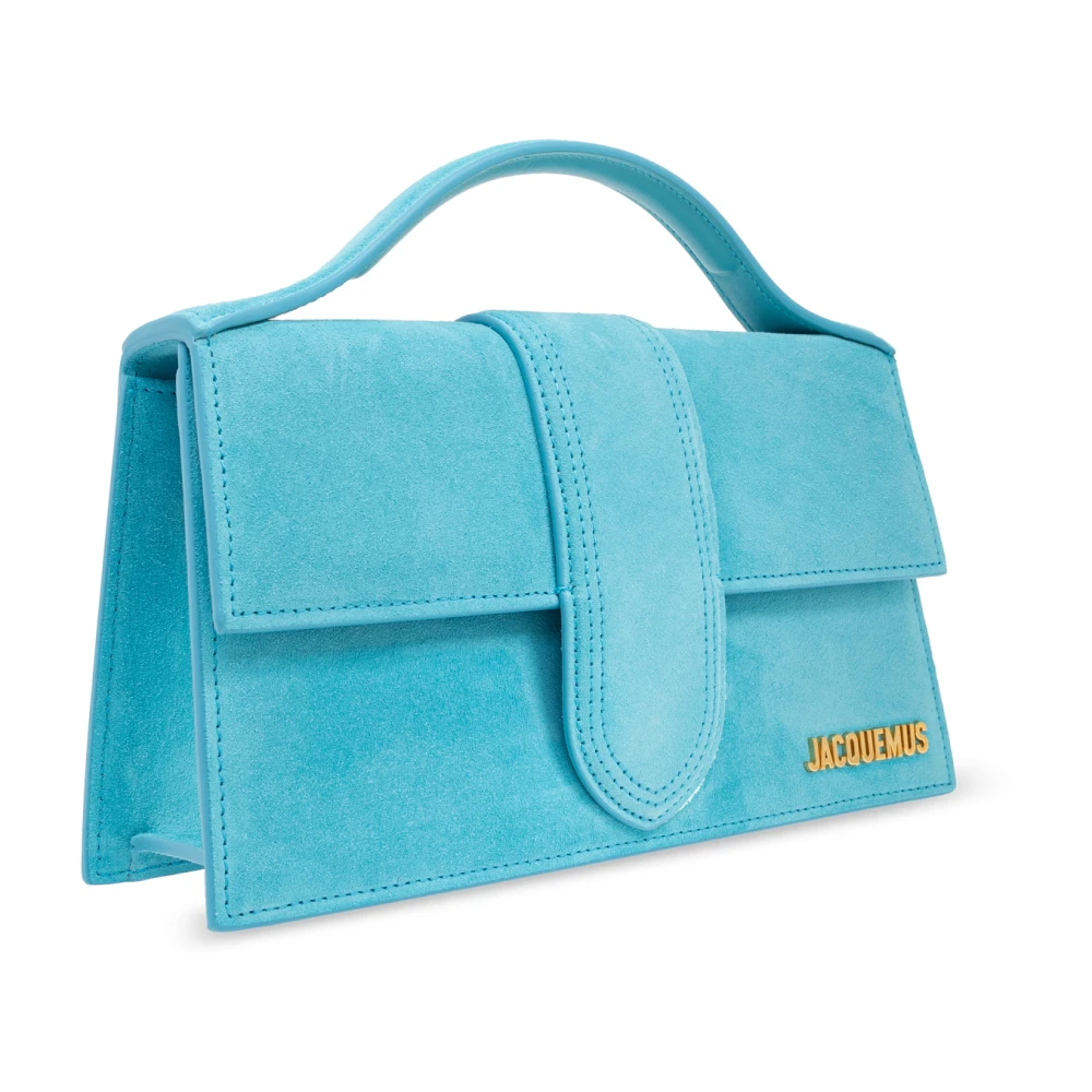 Jacquemus Schoudertas Le Grand Bambino Blue Dames