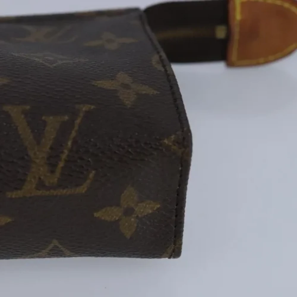 Louis Vuitton Vintage Pre-owned Canvas clutches Brown Dames