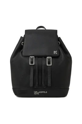 Drawstring Flap Backpack