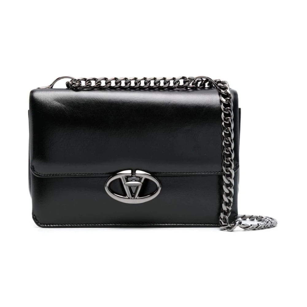 Valentino Garavani Zwarte Schoudertas Stijlvol Black Dames