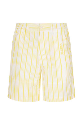 pantalon-jaune-en-coton-polyamide