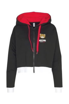 Teddy Bear Logo Zip Hoodie