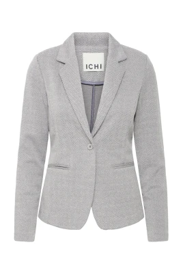 Jacquard Blazer Jacka Sharkskin Herringbone