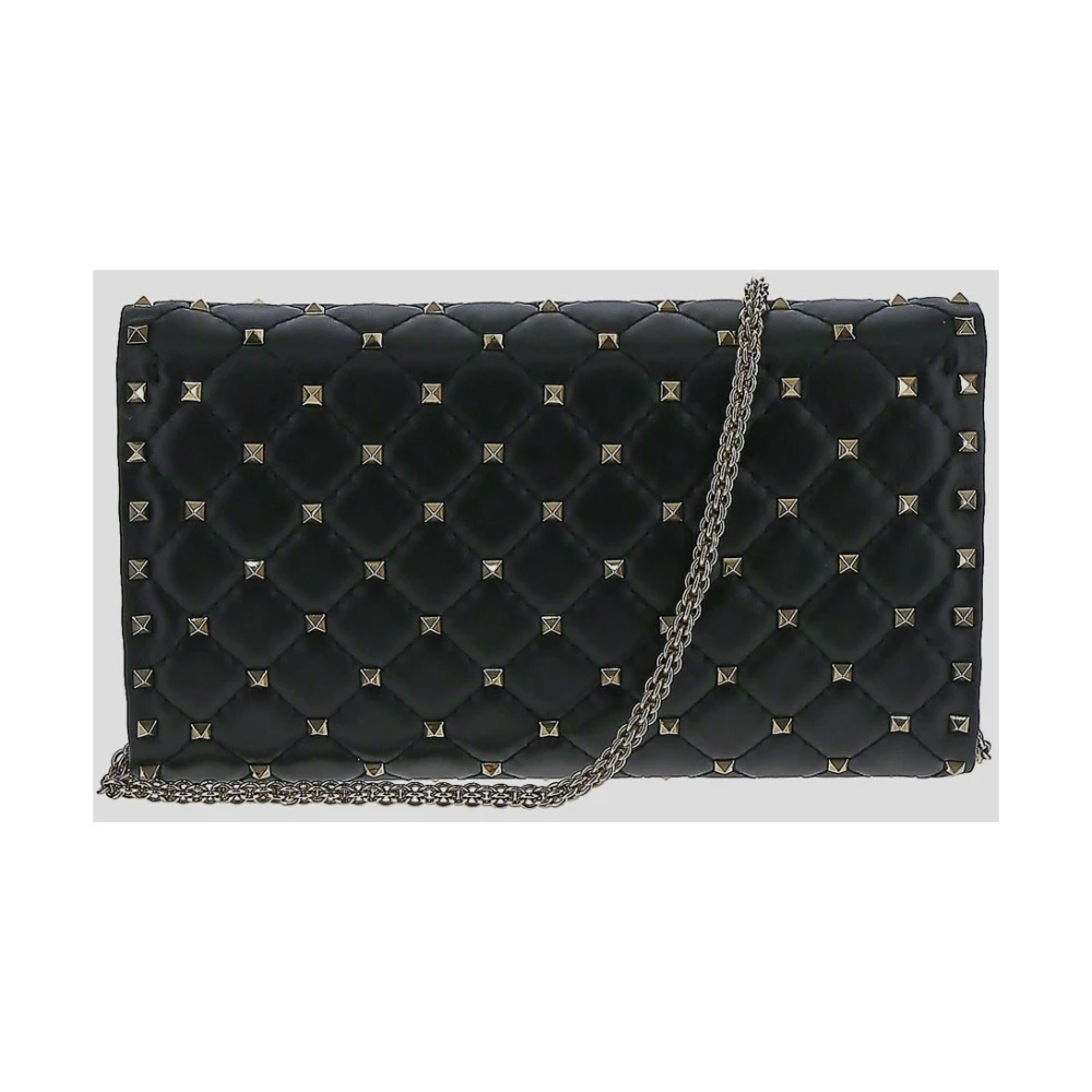 Valentino Garavani Spike Leren Tas Black Dames