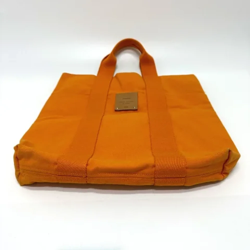 Hermès Vintage Pre-owned Fabric handbags Orange Dames
