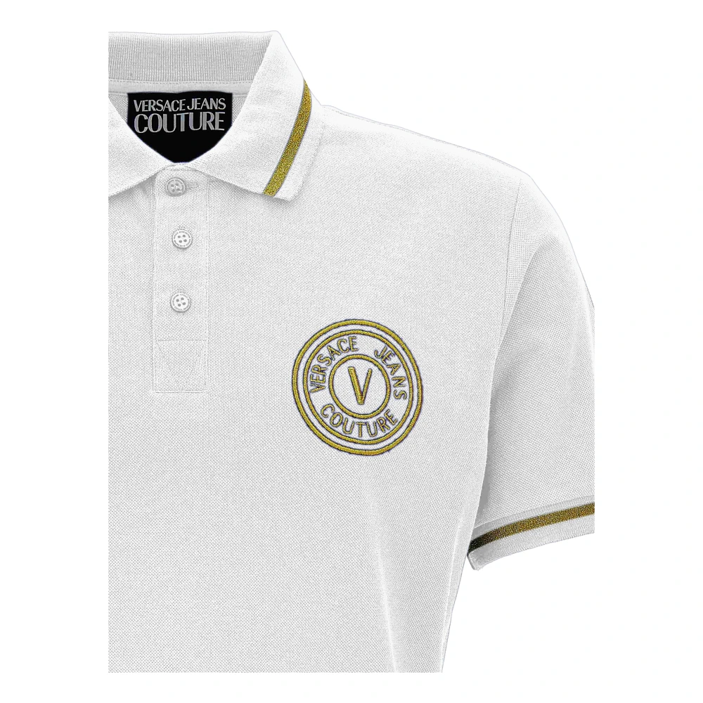 Versace T-shirts en Polos Wit White Heren