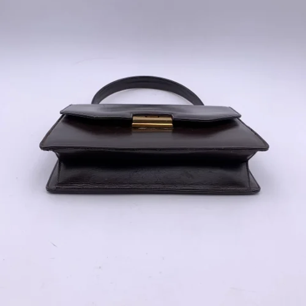 Gucci Vintage Pre-owned Leather gucci-bags Brown Dames