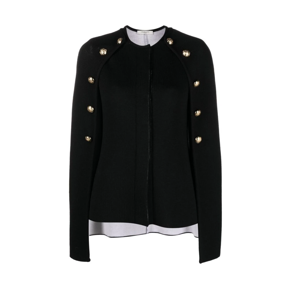 Charlott Cardigans Black Dames