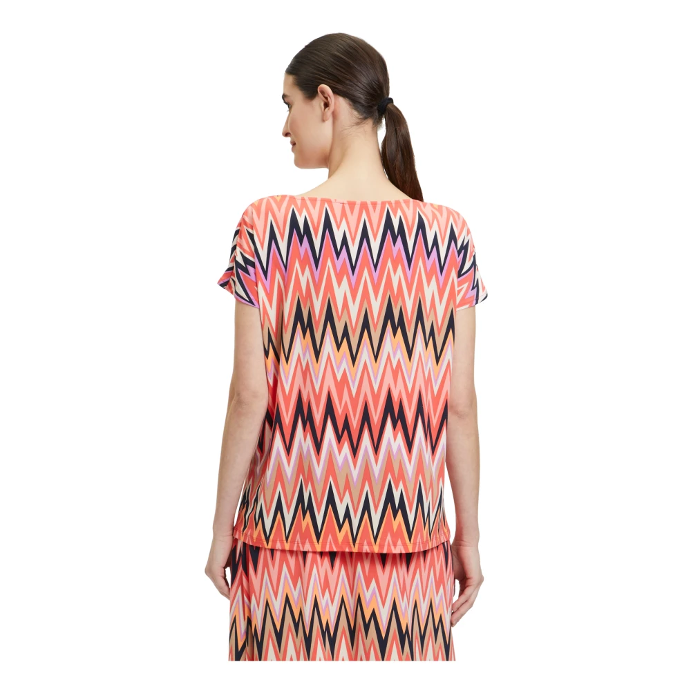 Betty Barclay Watervalprintshirt Zigzag Patroon Multicolor Dames