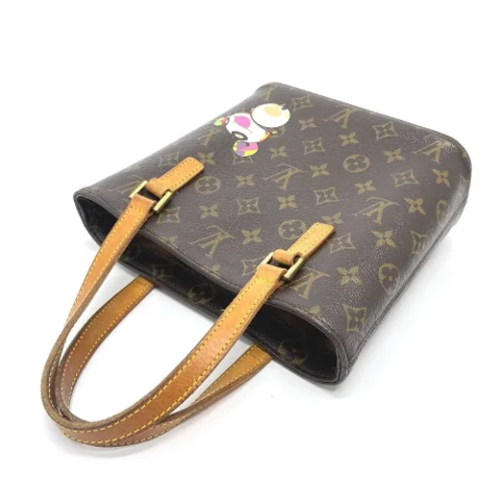 Louis Vuitton Vintage Pre-owned Cotton louis-vuitton-bags Brown Dames