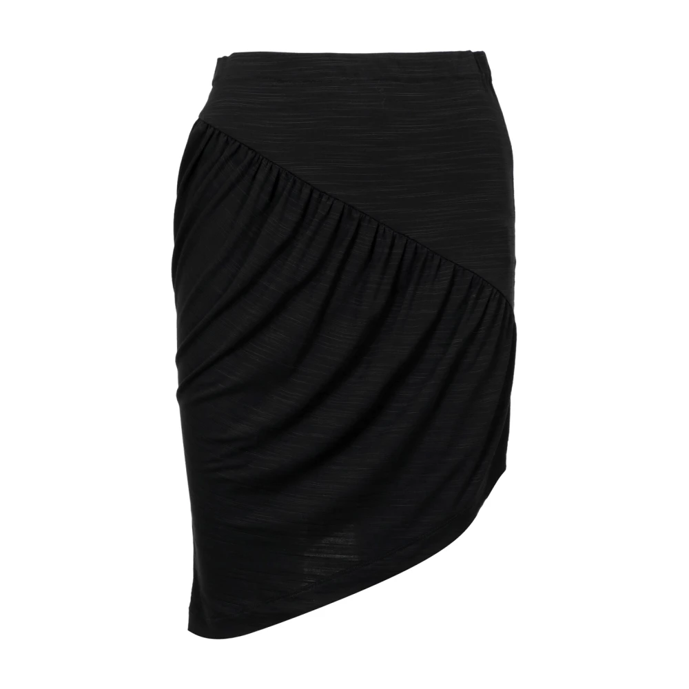 Mauro Grifoni Zwarte Stretch Rok Black Dames
