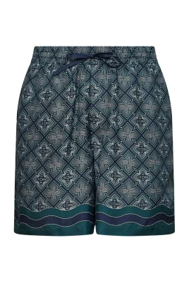 Radiating Monogram Deck Shorts