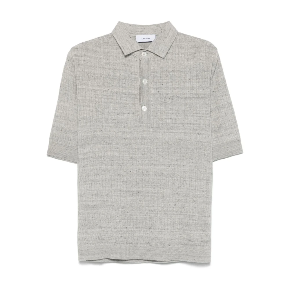 Lardini Grijze T-shirt en Polo Gray Heren