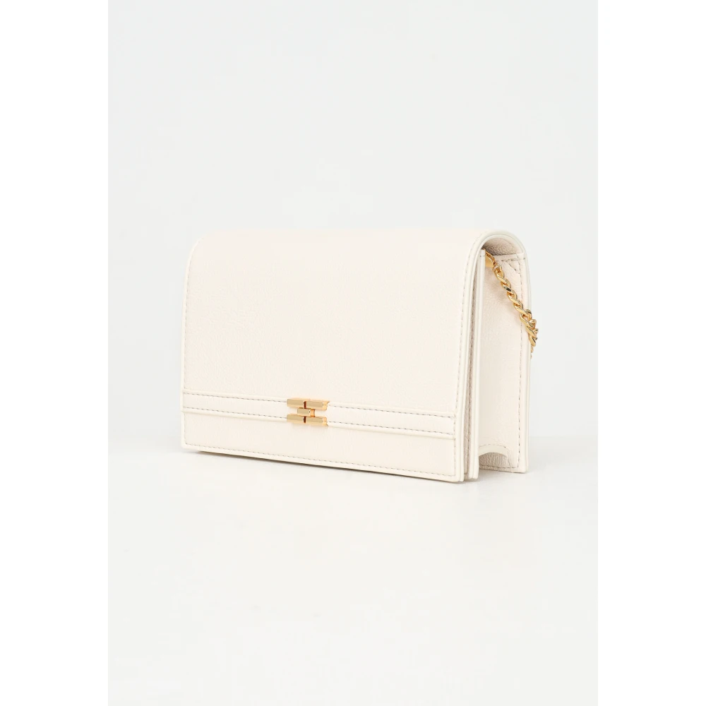 Elisabetta Franchi Witte Mini Schoudertas Lente Zomer Yellow Dames