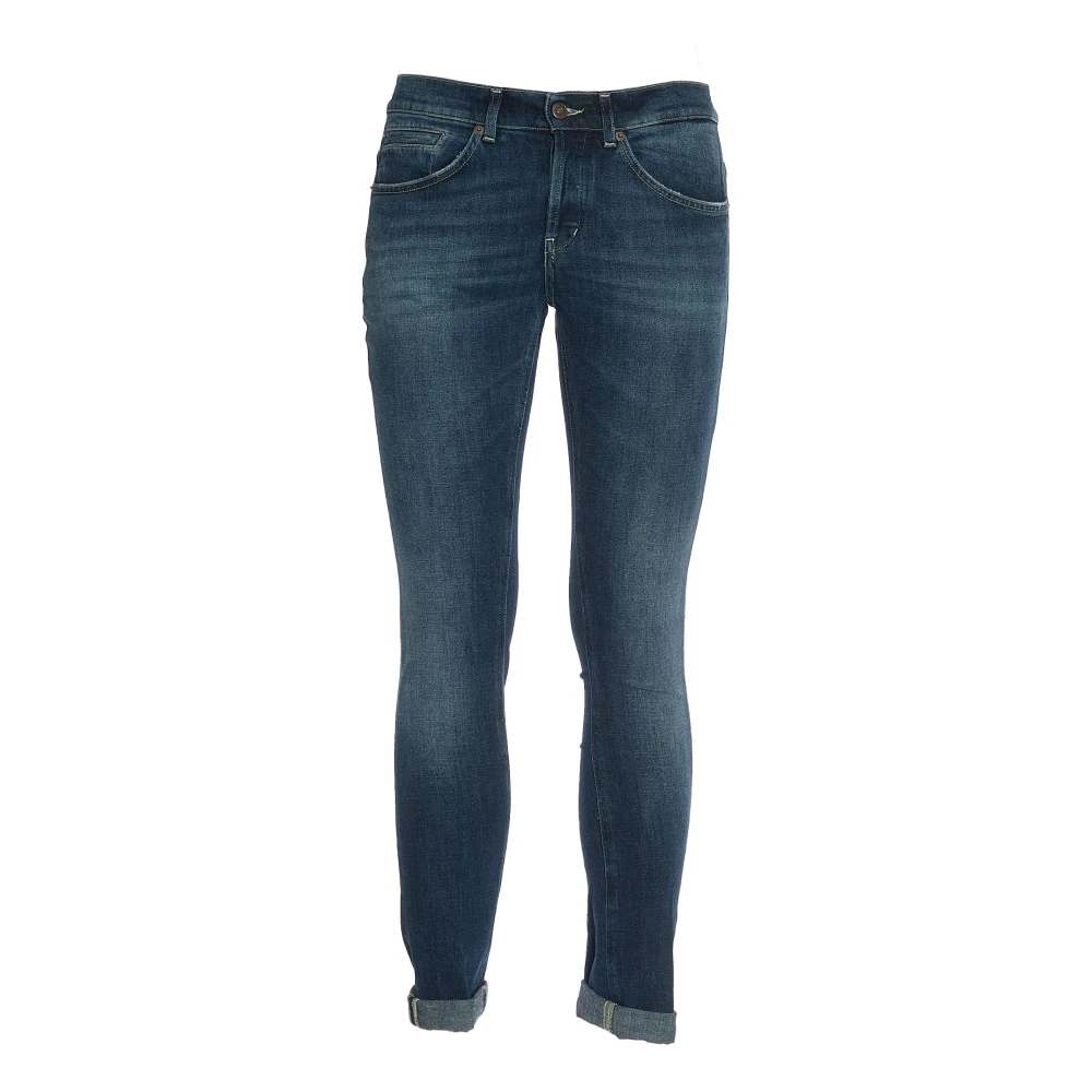 Dondup Blauwe Skinny Jeans voor Mannen Blue Heren