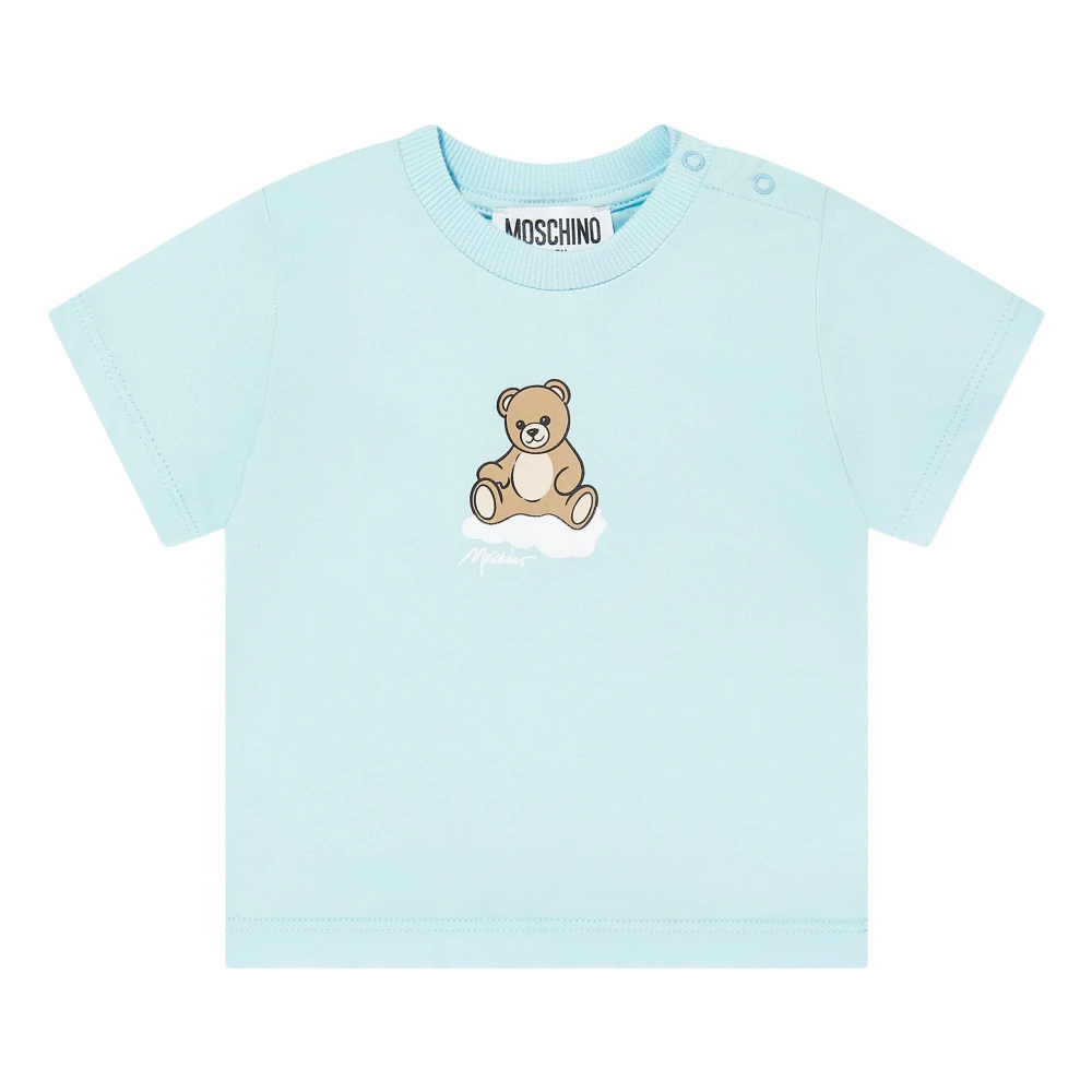 Moschino Unisex Blue Teddy Bear T-Shirt