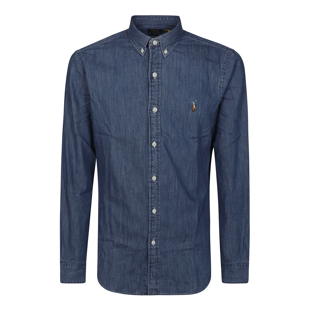 Polo Ralph Lauren Twill Overhemd Blue Heren