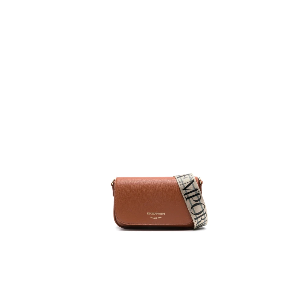 Emporio Armani Donna Marrone Borse, Taglia Unica, New,
