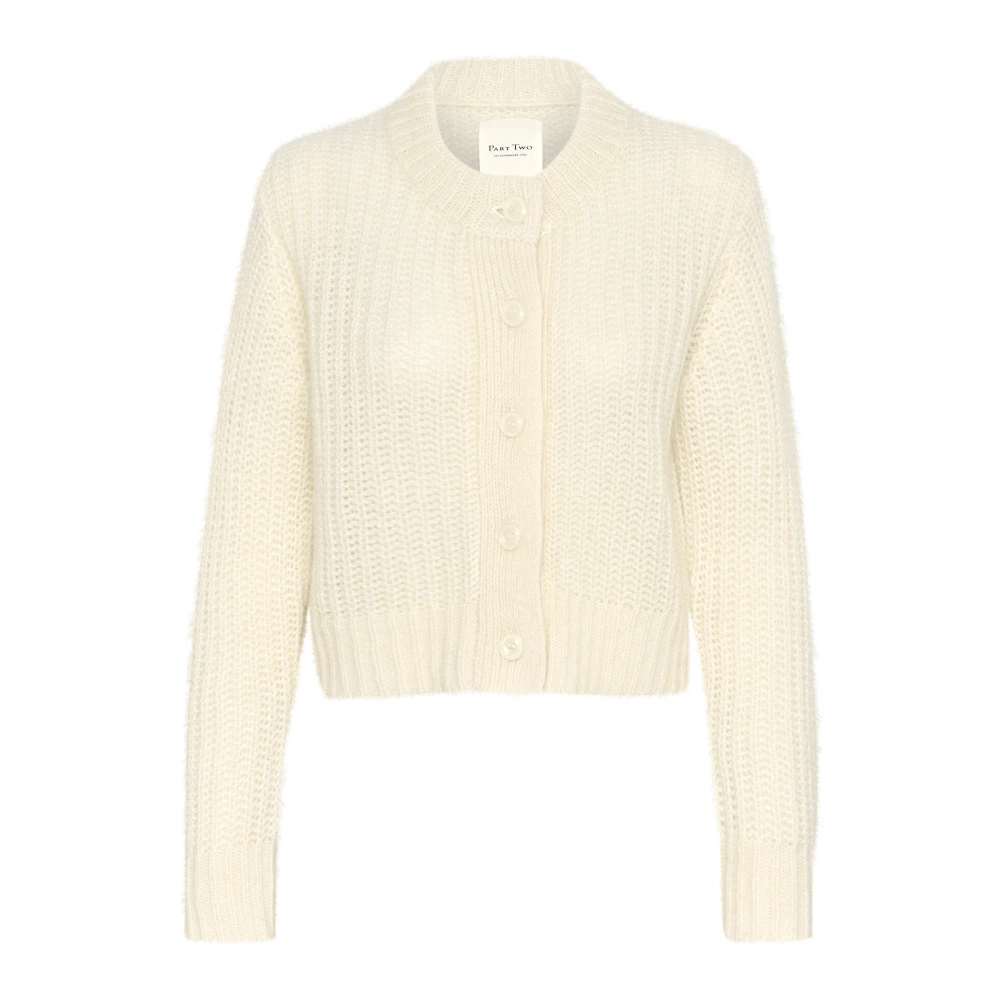 Part Two Berk Cardigan met knoopsluiting Beige Dames